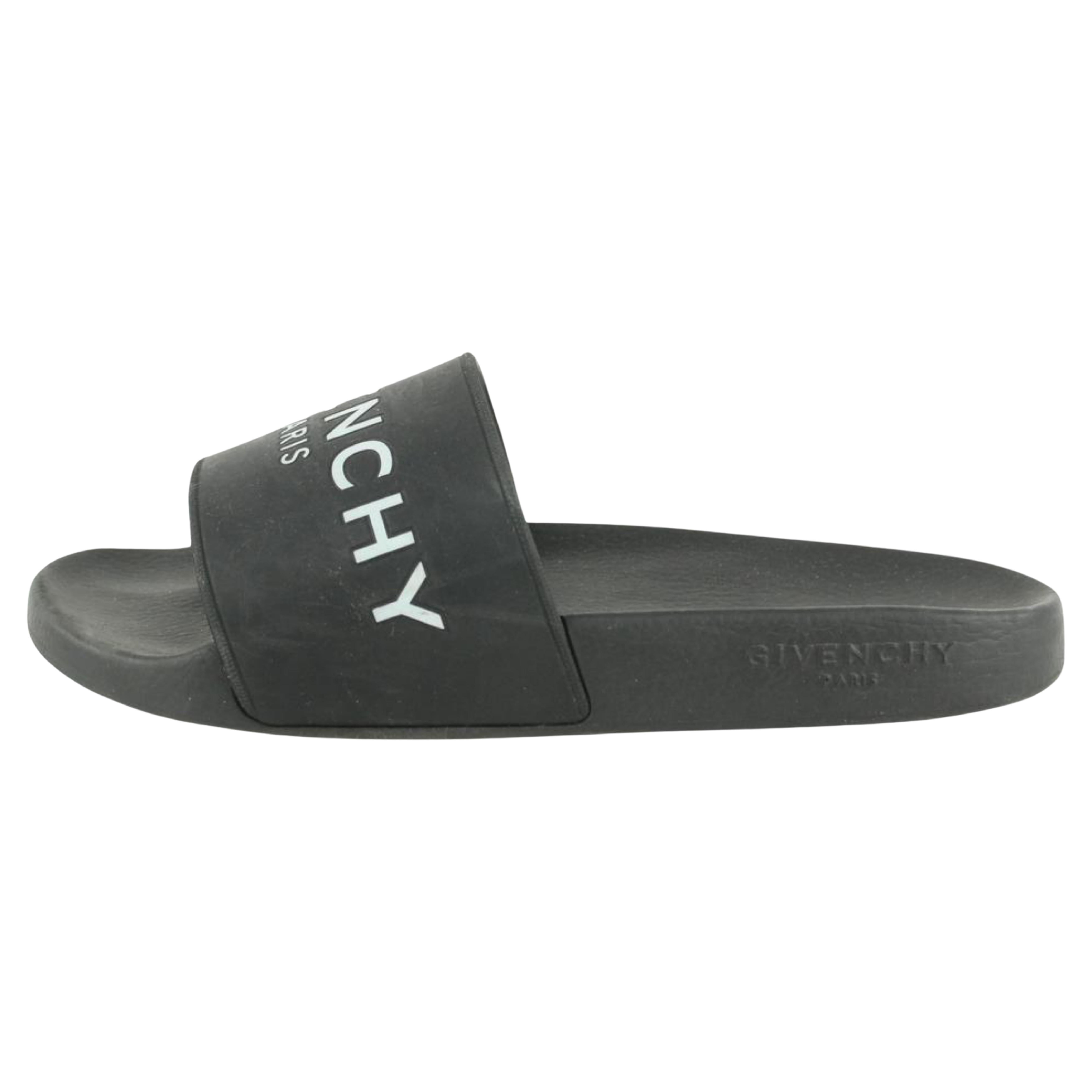 Givenchy Femmes 7 US Logo Slides Sandales 4GV1112 en vente