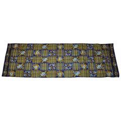 Écharpe Givenchy Merveilleuse « Navy With Shades Of Blue Floral & Woven » en soie