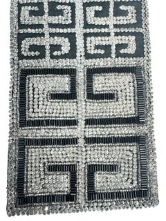 Givenchy X Alexander McQueen circa 1999 Sciarpa di seta con perline