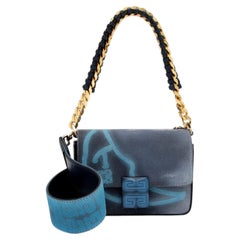 Givenchy x Chito Graffiti Effect Canvas 4G Small Shoulder Bag