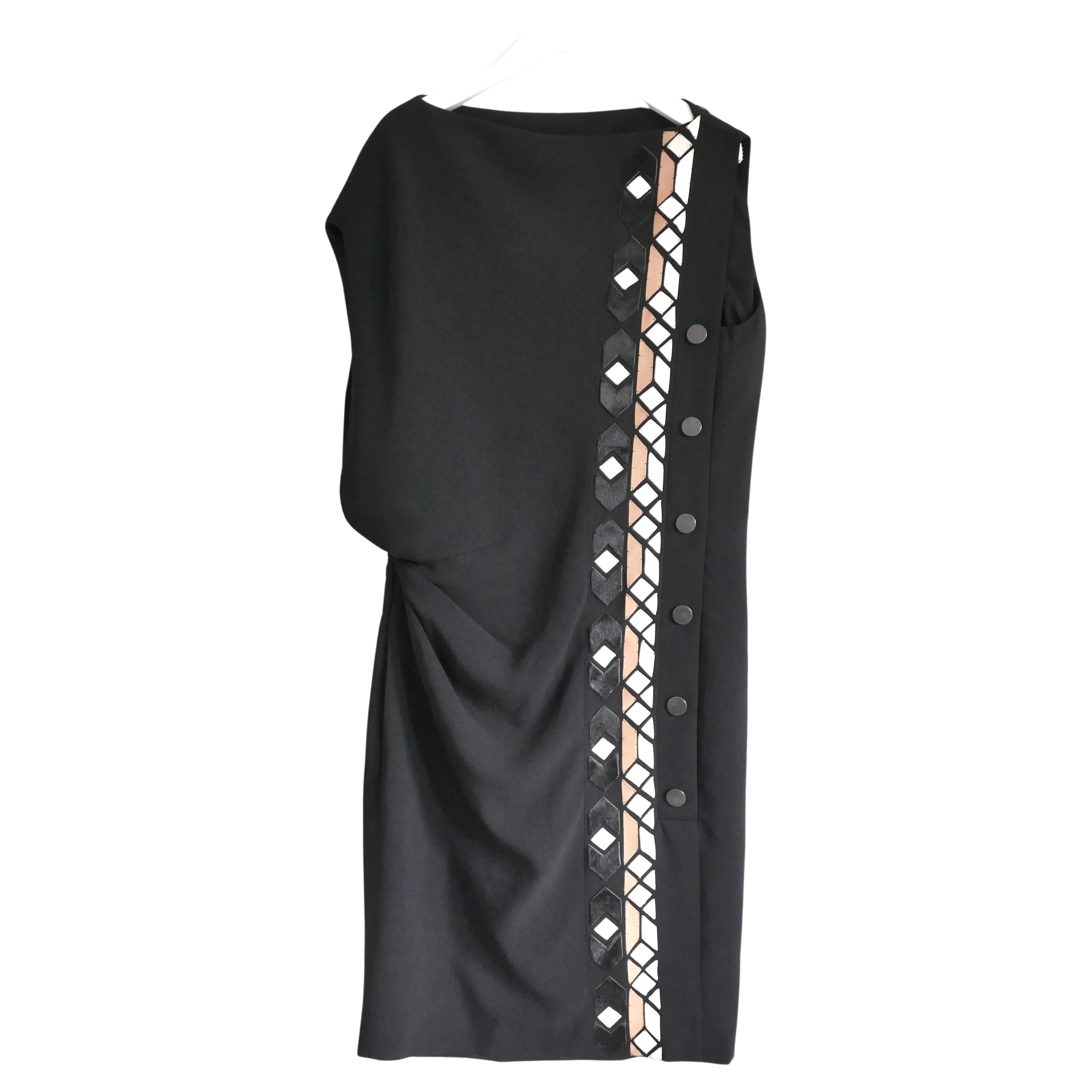 Givenchy x Riccardo Tisci Pre-Fall 2013 Leather Embellished Dress For Sale