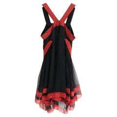 Givenchy x Tisci Resort 2011 Chiffon & Lace Mini Dress