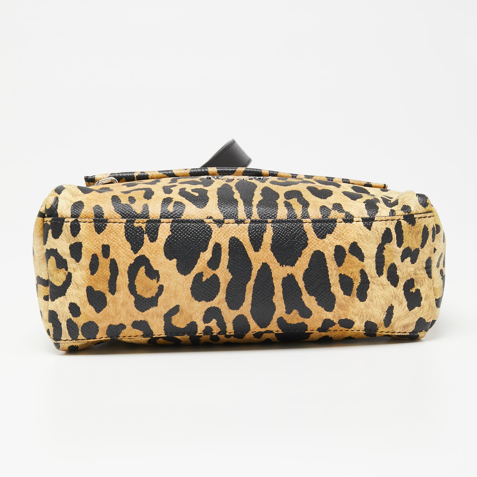 coach black leopard purse