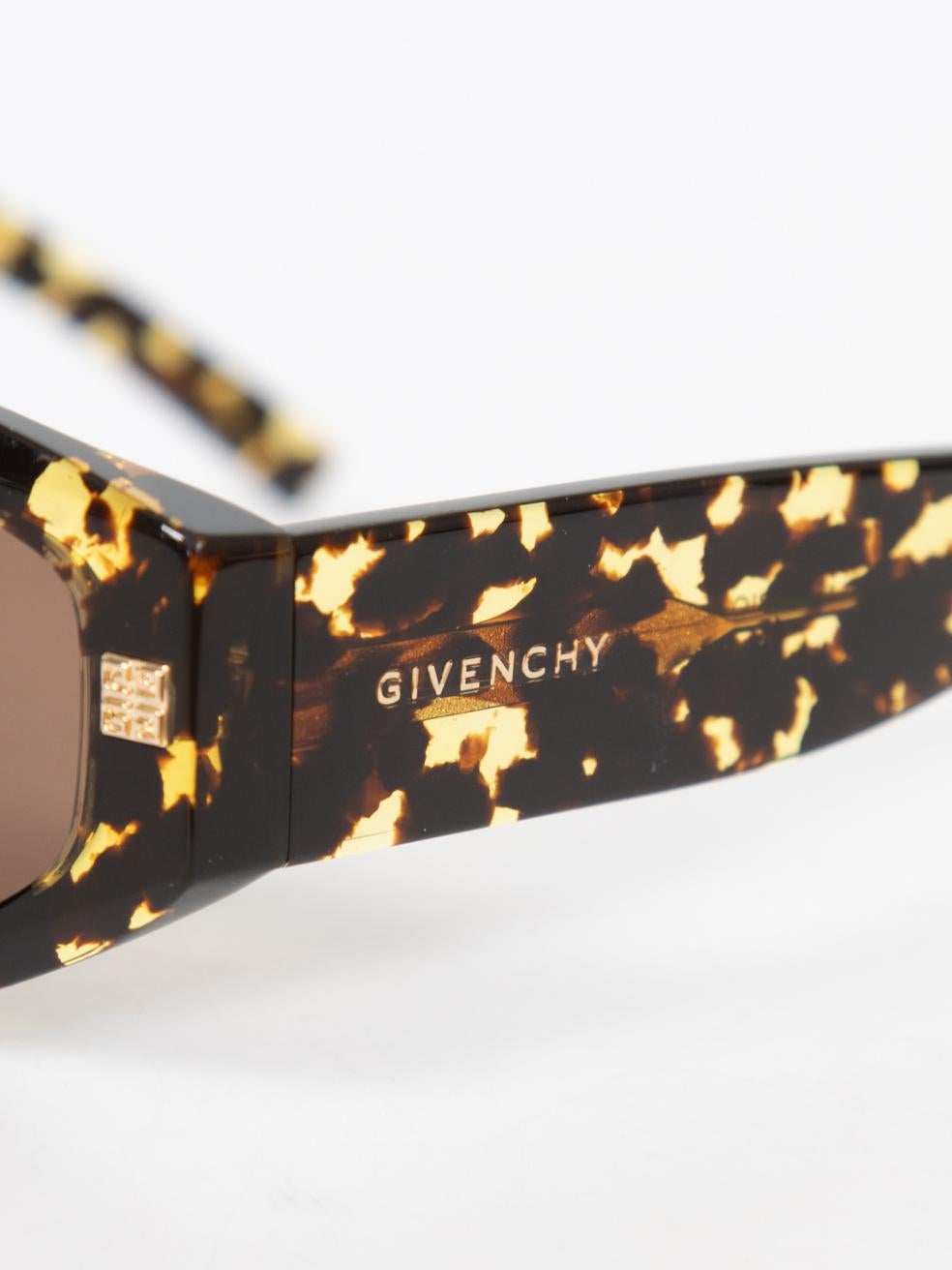 Gafas de sol Givenchy Yellow & Black Tortoiseshell GVday en venta 3