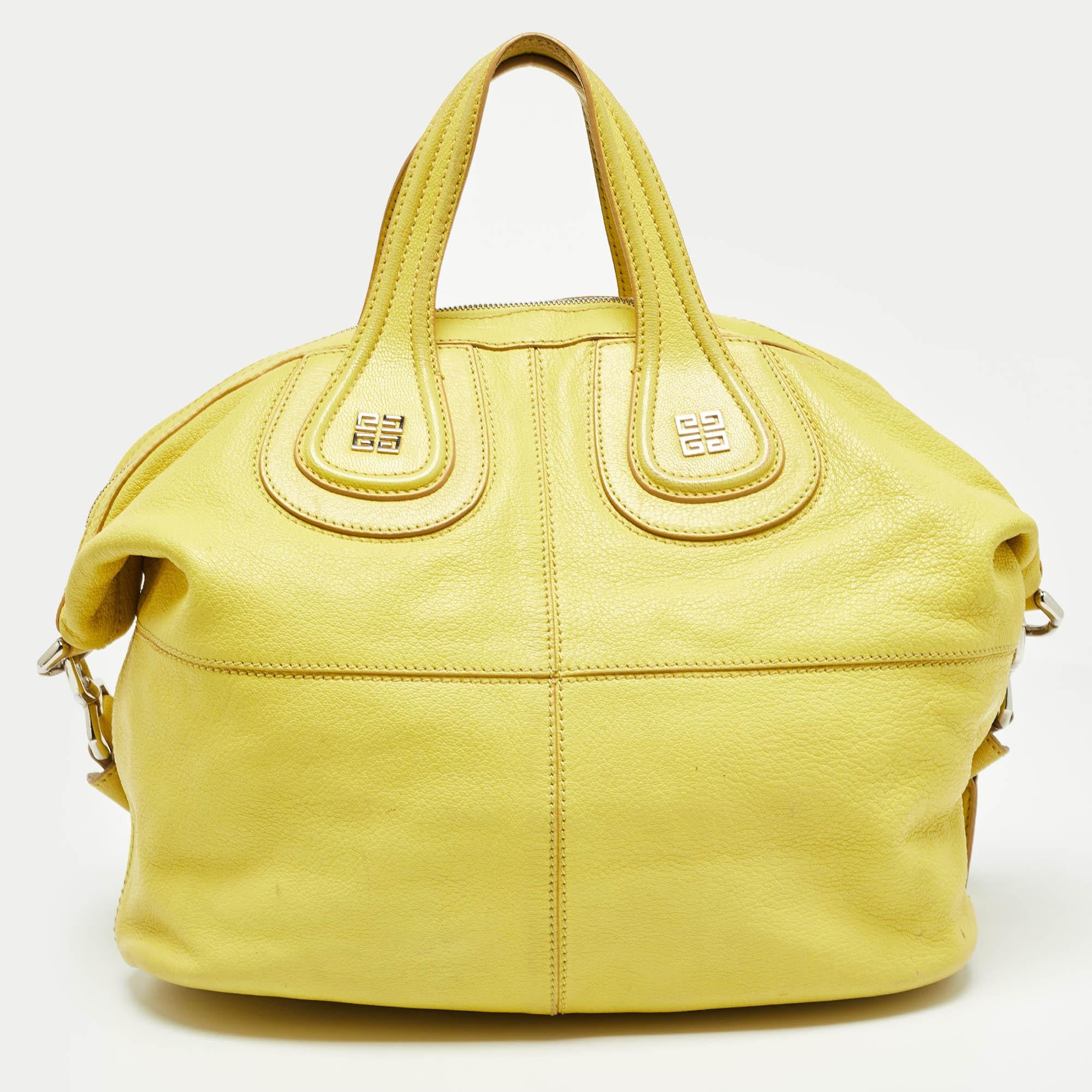 De las mujeres Givenchy Bolso mediano Ruiseñor Piel Amarillo