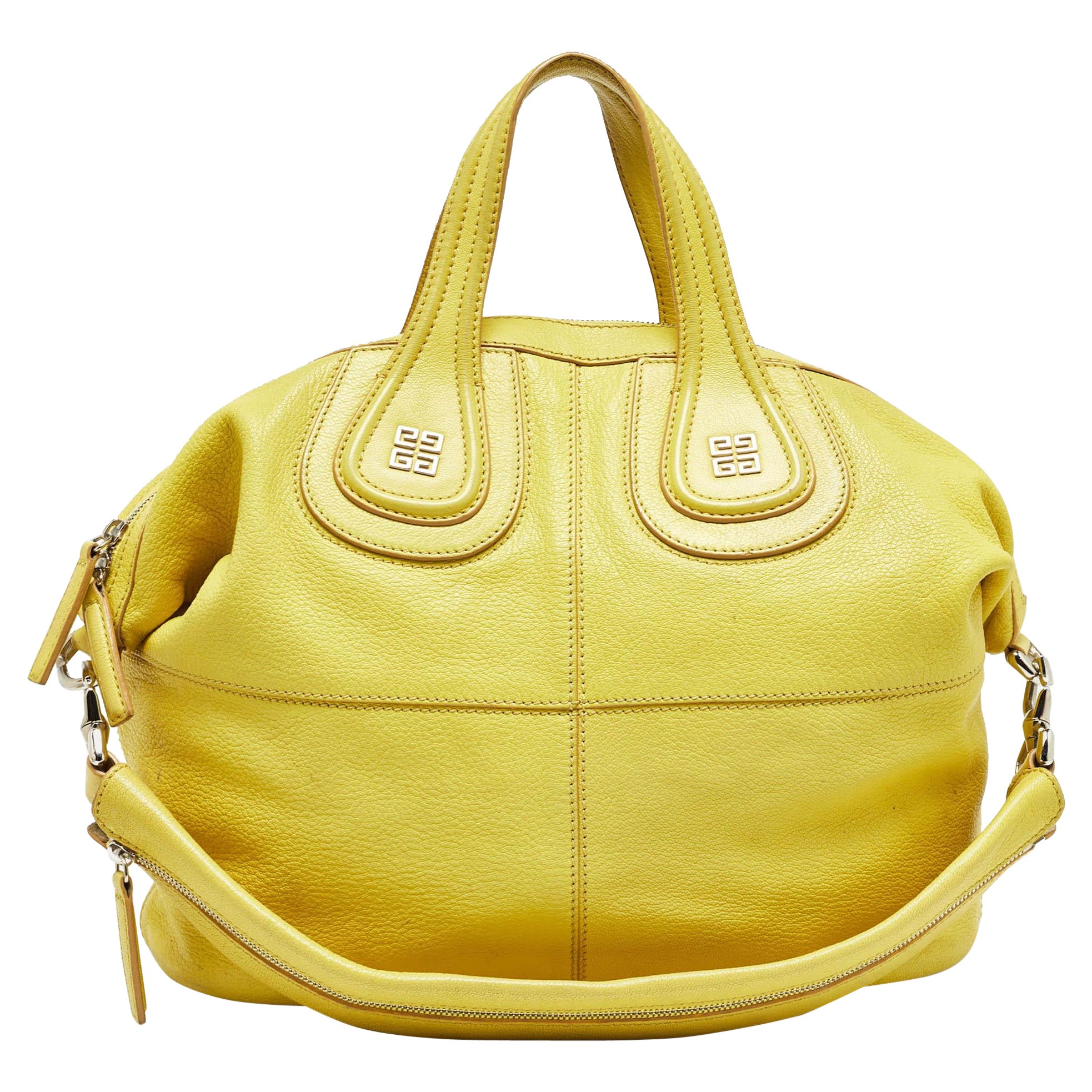 Givenchy Yellow Leather Medium Nightingale Bag