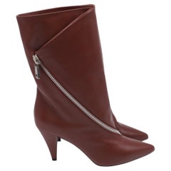 Givenchy „Zip-Detail 80“ Stiefeletten aus braunem Leder