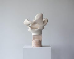 Giving Grace Light Organic Carved Wood Table Lamp Sculpture