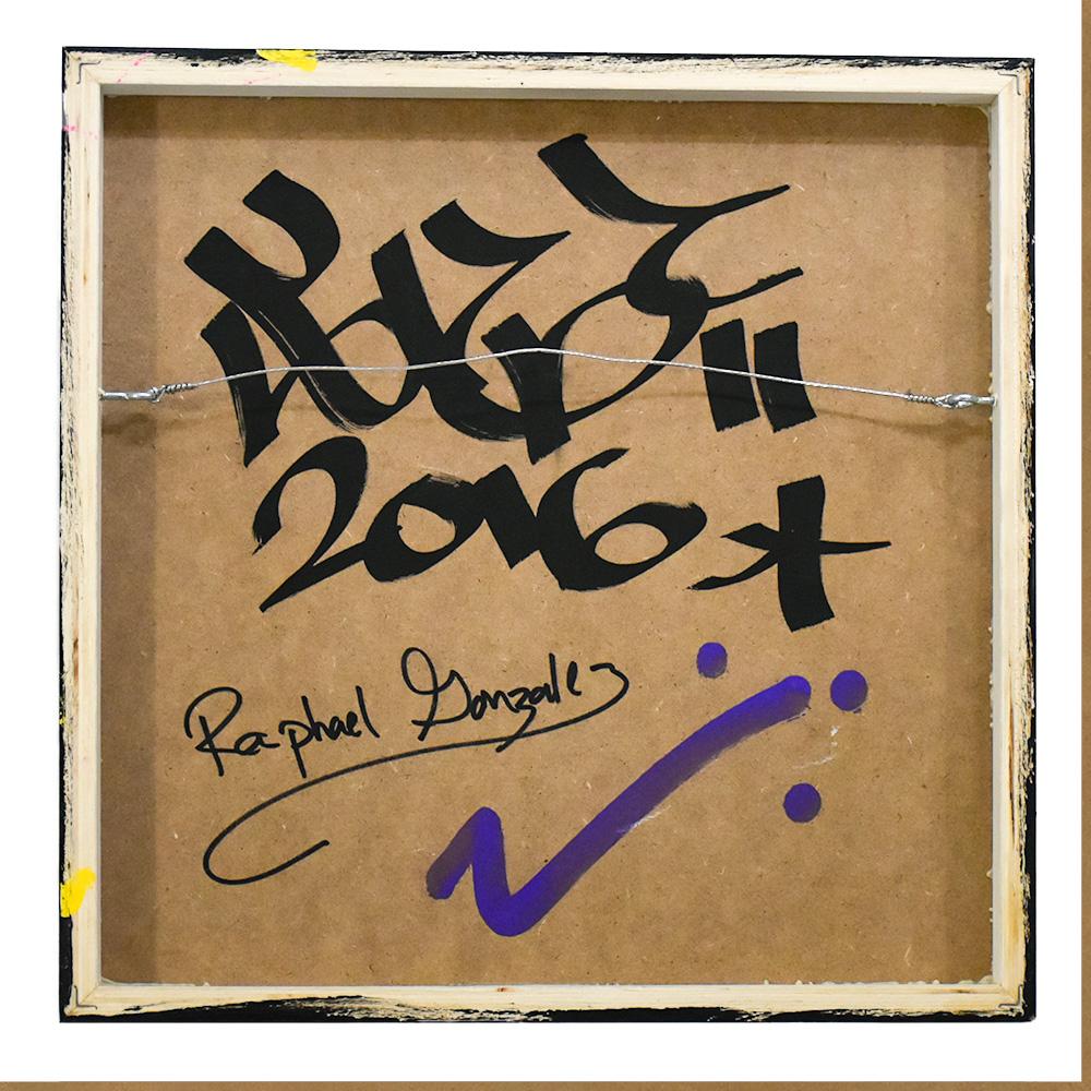 Giz x Raphael Gonzalez Peinture de couverture du magazine Time Out (Œuvre d'art originale) en vente 2