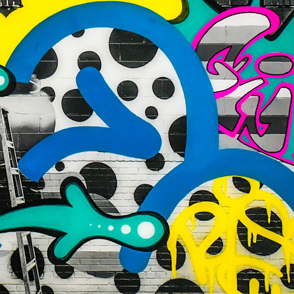 Giz x Raphael Gonzalez Peinture de couverture du magazine Time Out (Œuvre d'art originale) en vente 3