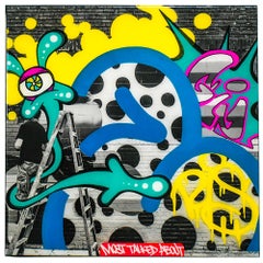 GIZ x Raphael Gonzalez Time Out Magazine Cover-Gemälde (Original Kunstwerk)