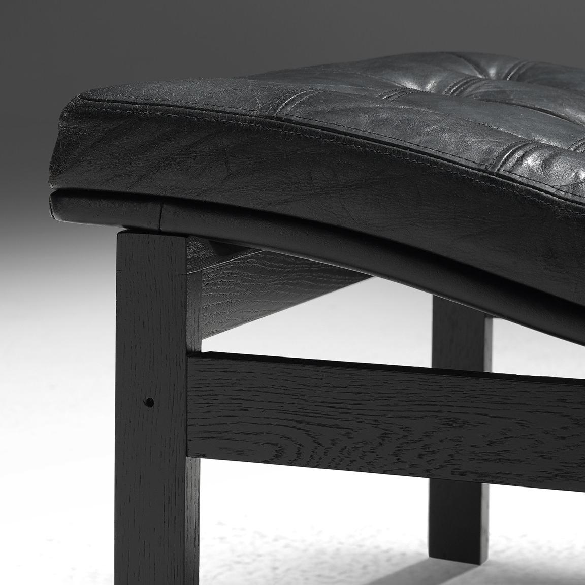 Gjerløv-Knudsen et Lind Paire de fauteuils modulables noirs en vente 1