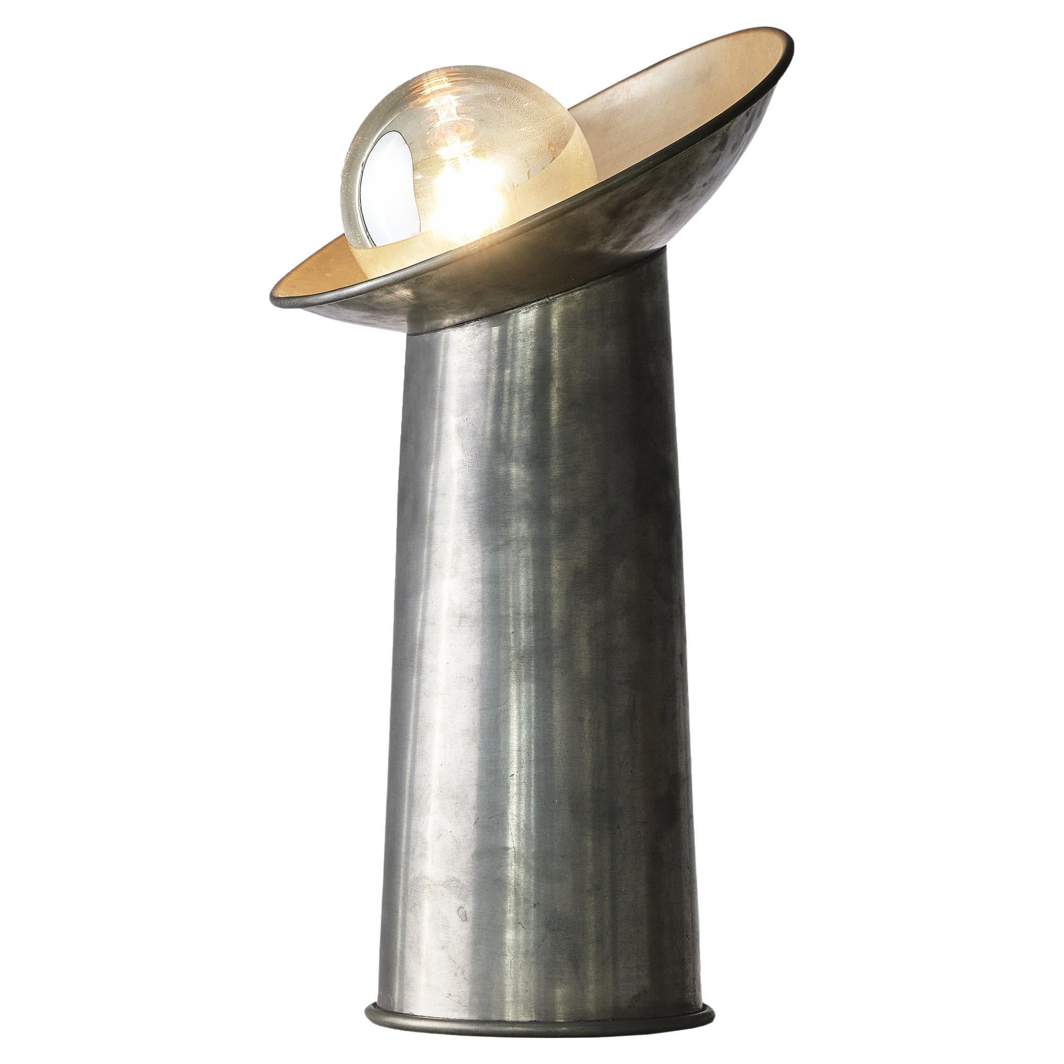 Gjlla Giani for Nucleo Sormani ‘Radar’ Table Lamp in Pewter