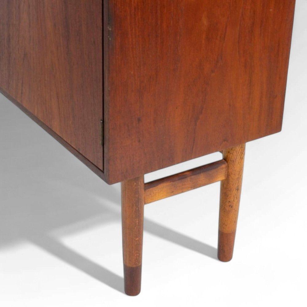 Gjovik Mobelfabriken, Mid-Century Modern, Low Cabinets, Teak, Denmark, 1950s For Sale 1