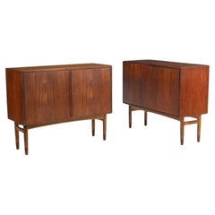 Gjovik Mobelfabriken, Mid-Century Modern, Low Cabinets, Teak, Denmark, 1950s