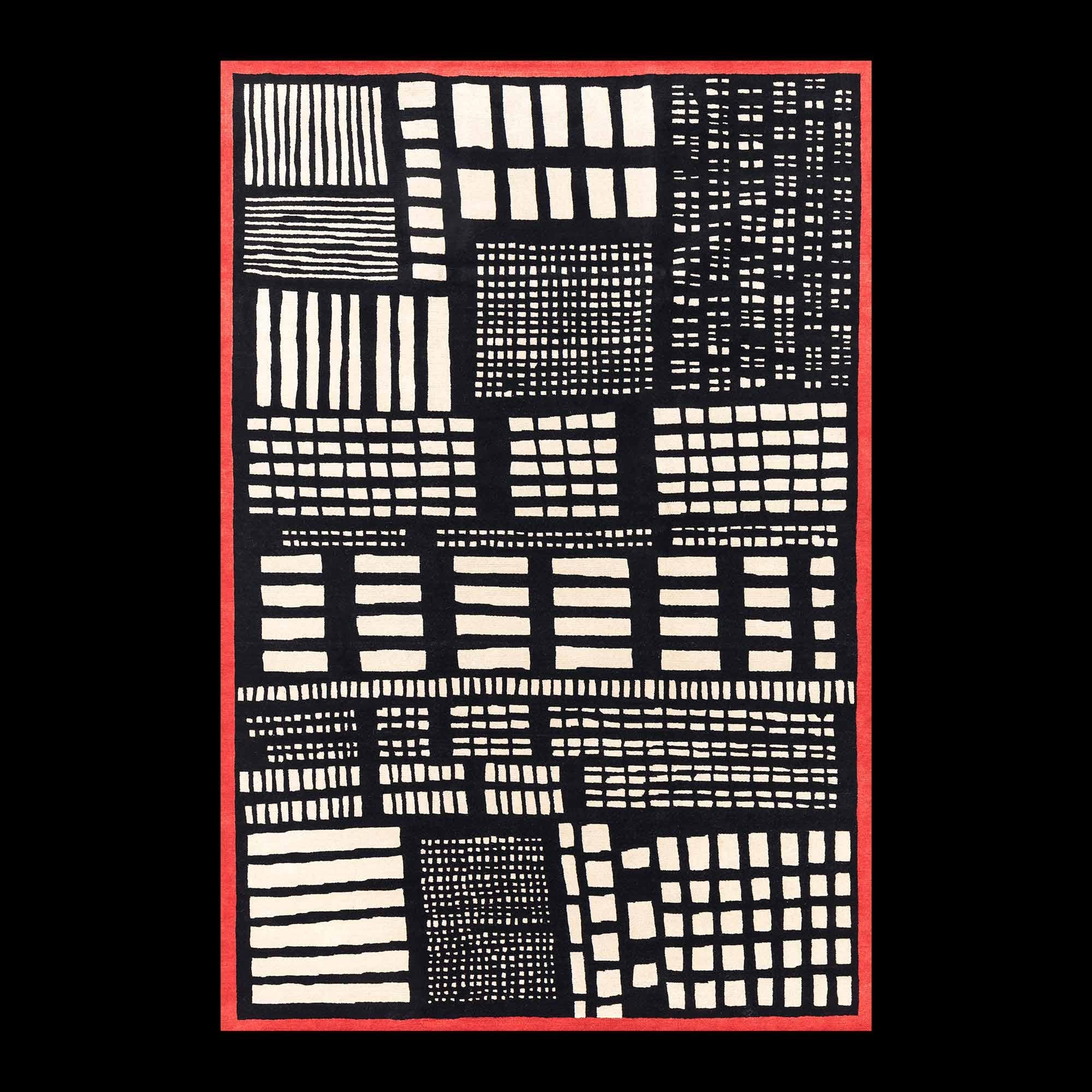 Tapis en laine GJS11 de George J. Sowden pour Post Design Collection/Memphis Neuf - En vente à La Morra, Cuneo