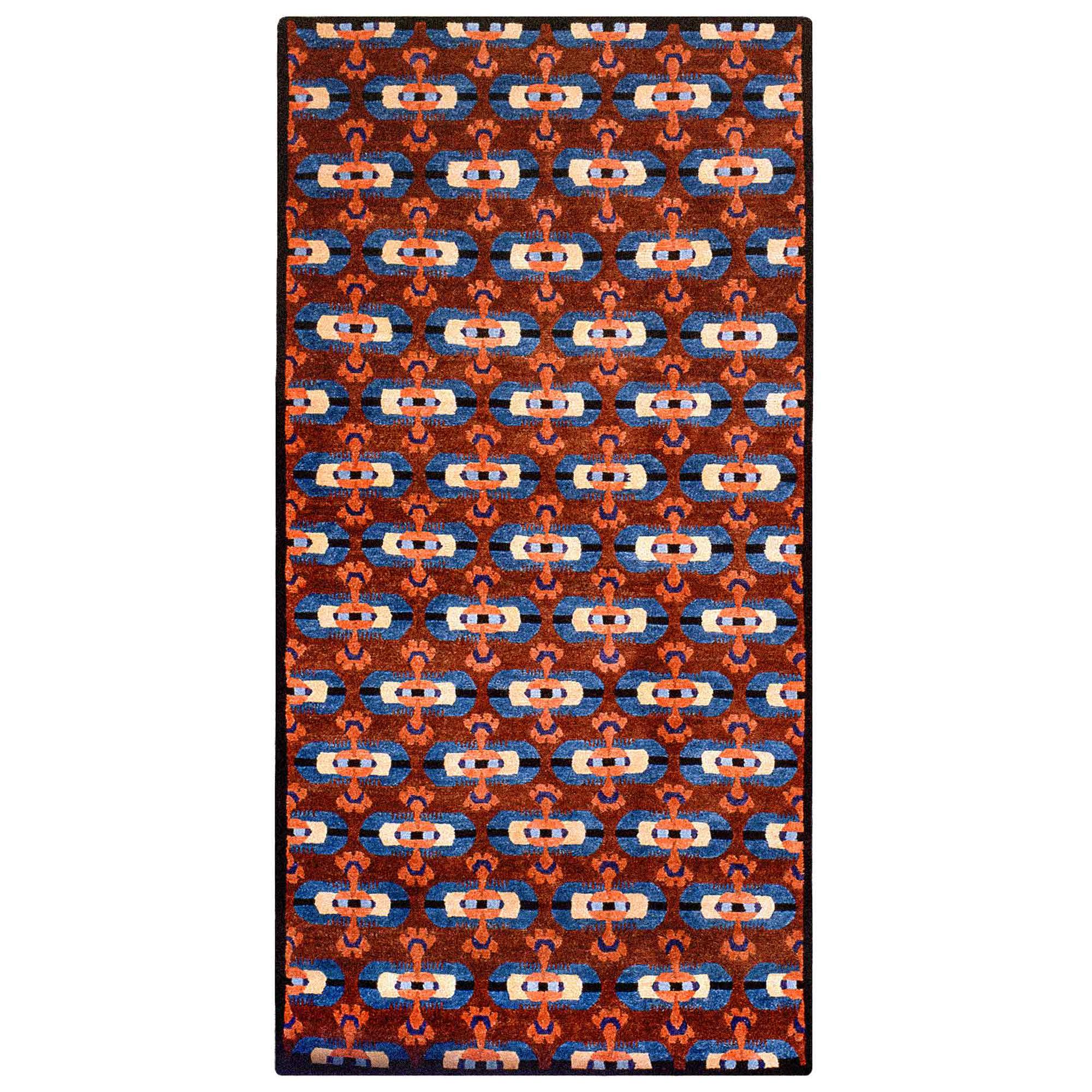 Tapis en laine GJS2 de George J. Sowden pour Post Design Collection/Memphis