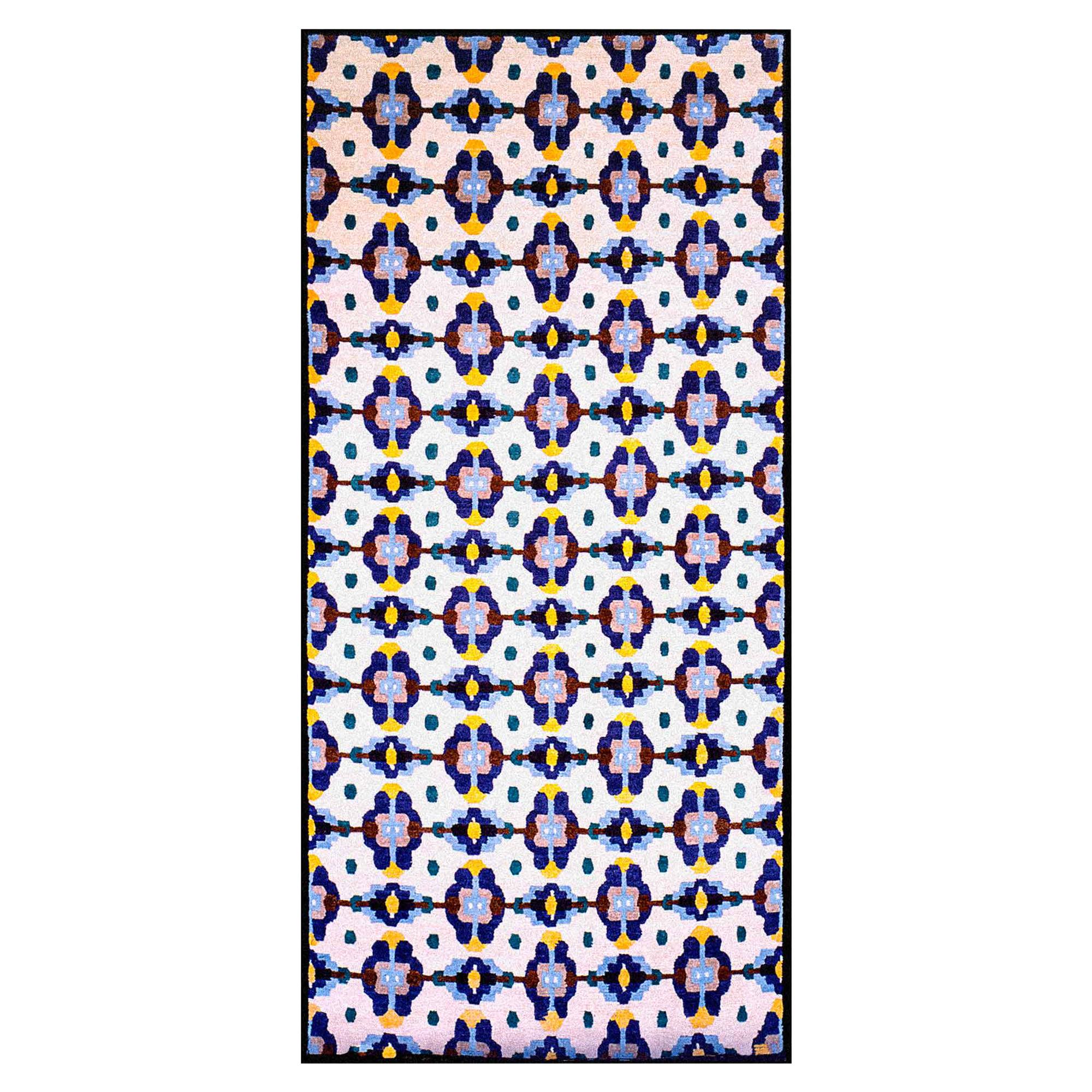 Tapis en laine GJS3 de George J. Sowden pour Post Design Collection/Memphis