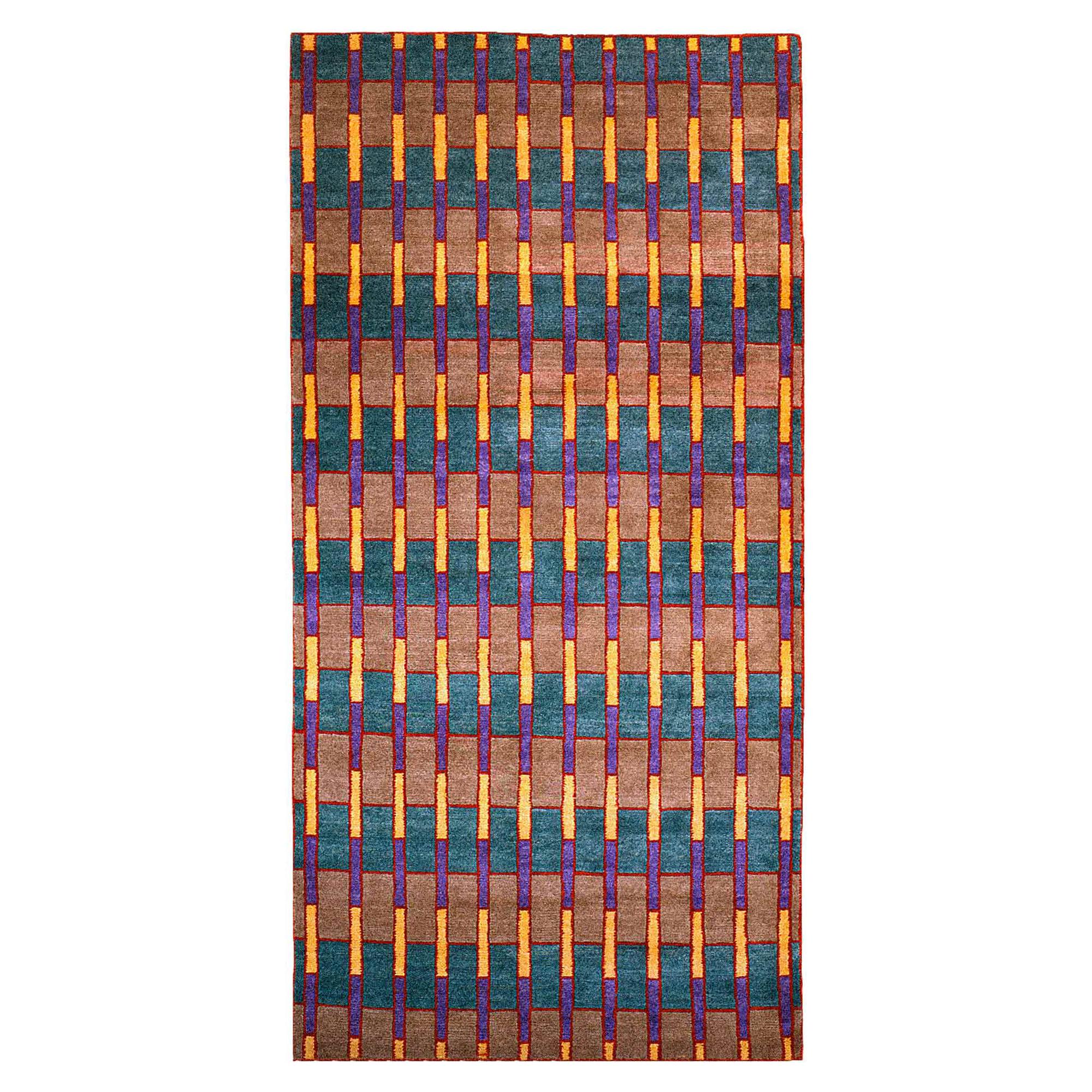 Tapis en laine GJS7 de George J. Sowden pour Post Design Collection/Memphis