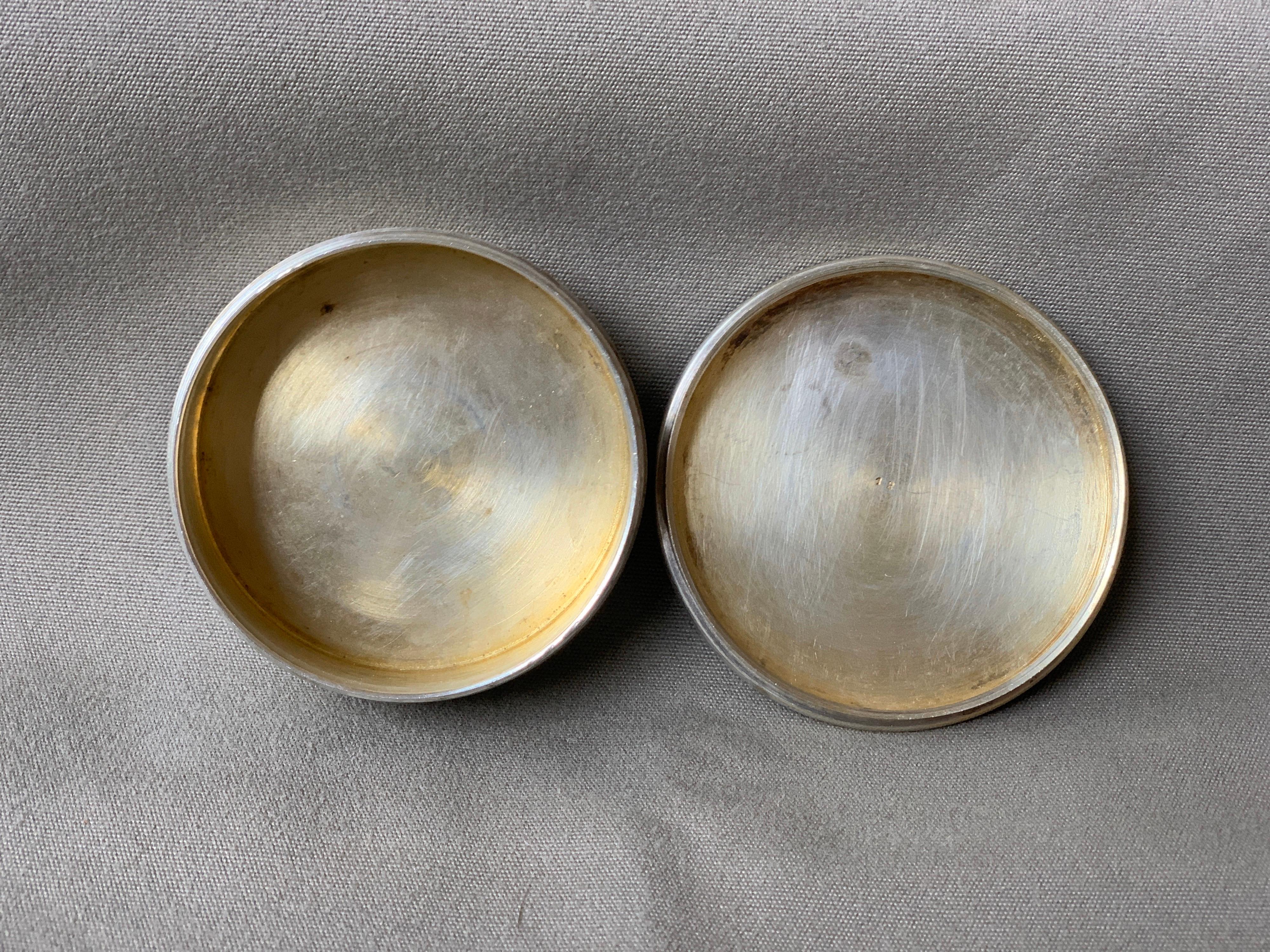 Français G.Keller Boîte en argent sterling:: Paris
