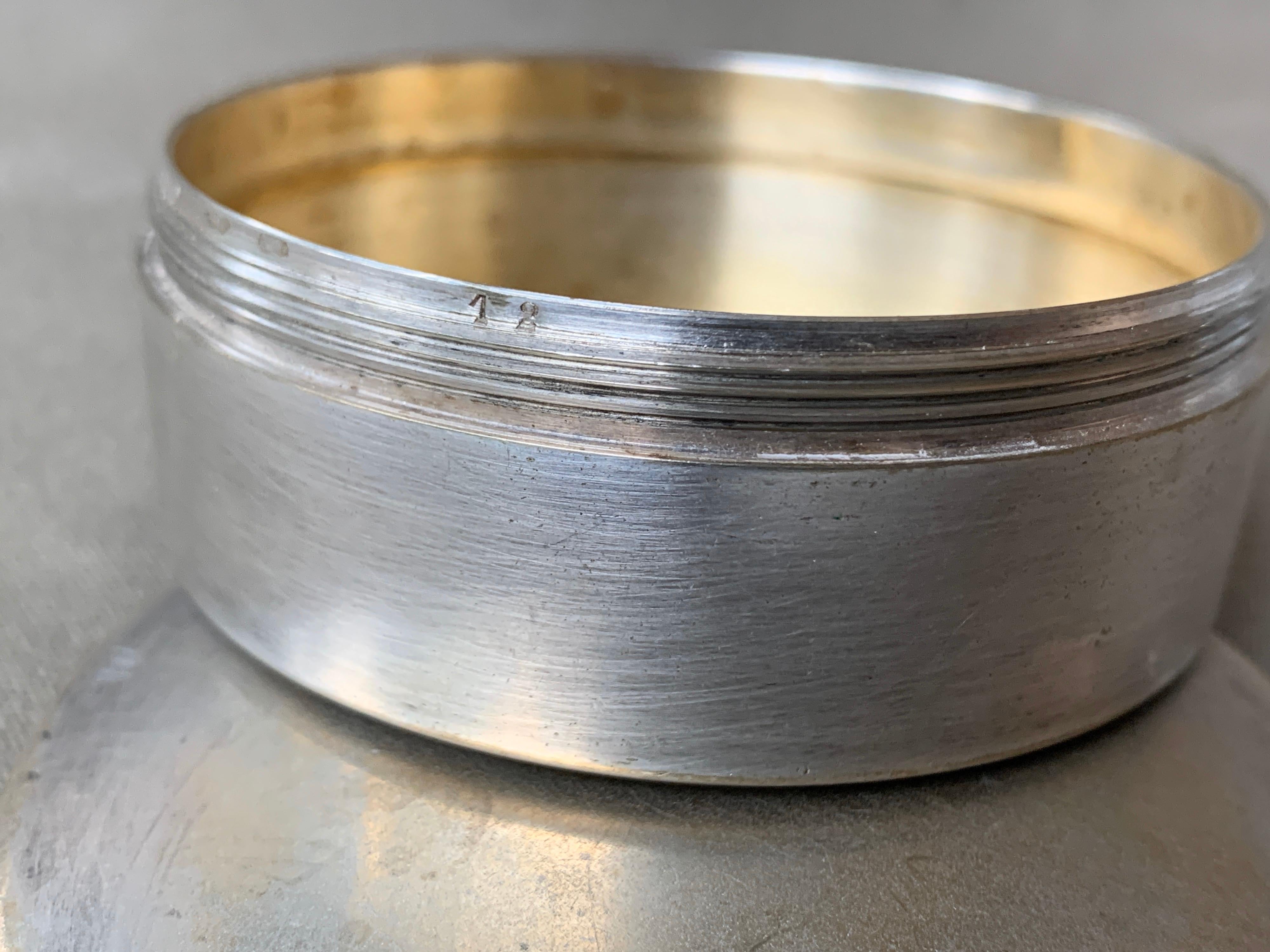 G.Keller Boîte en argent sterling:: Paris Bon état à Sofia, BG