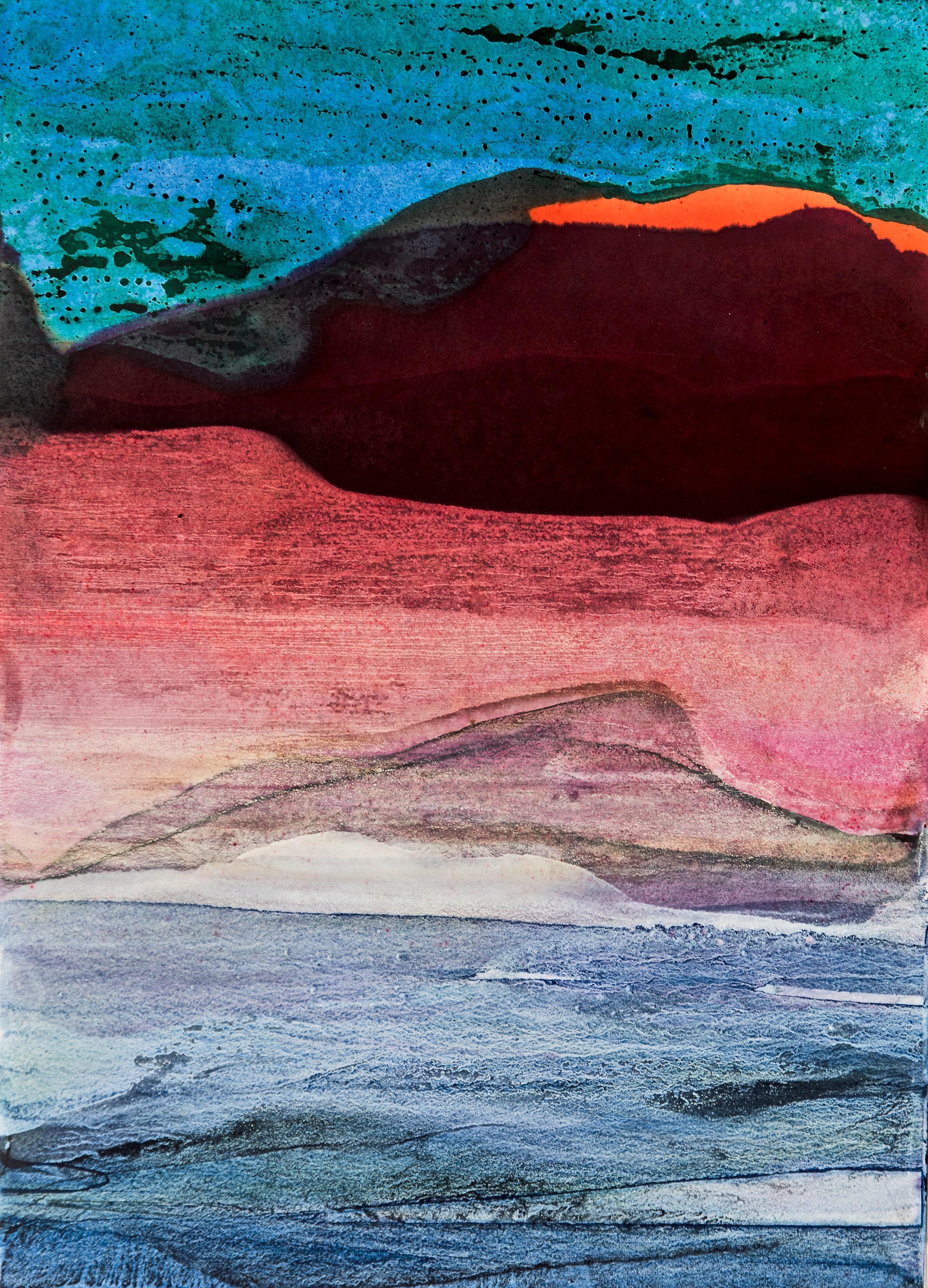 Gökhan Deniz Abstract Painting - Abstract Landscape