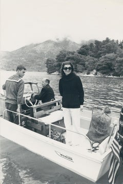 Jackie Kennedy on board, ca 1970s