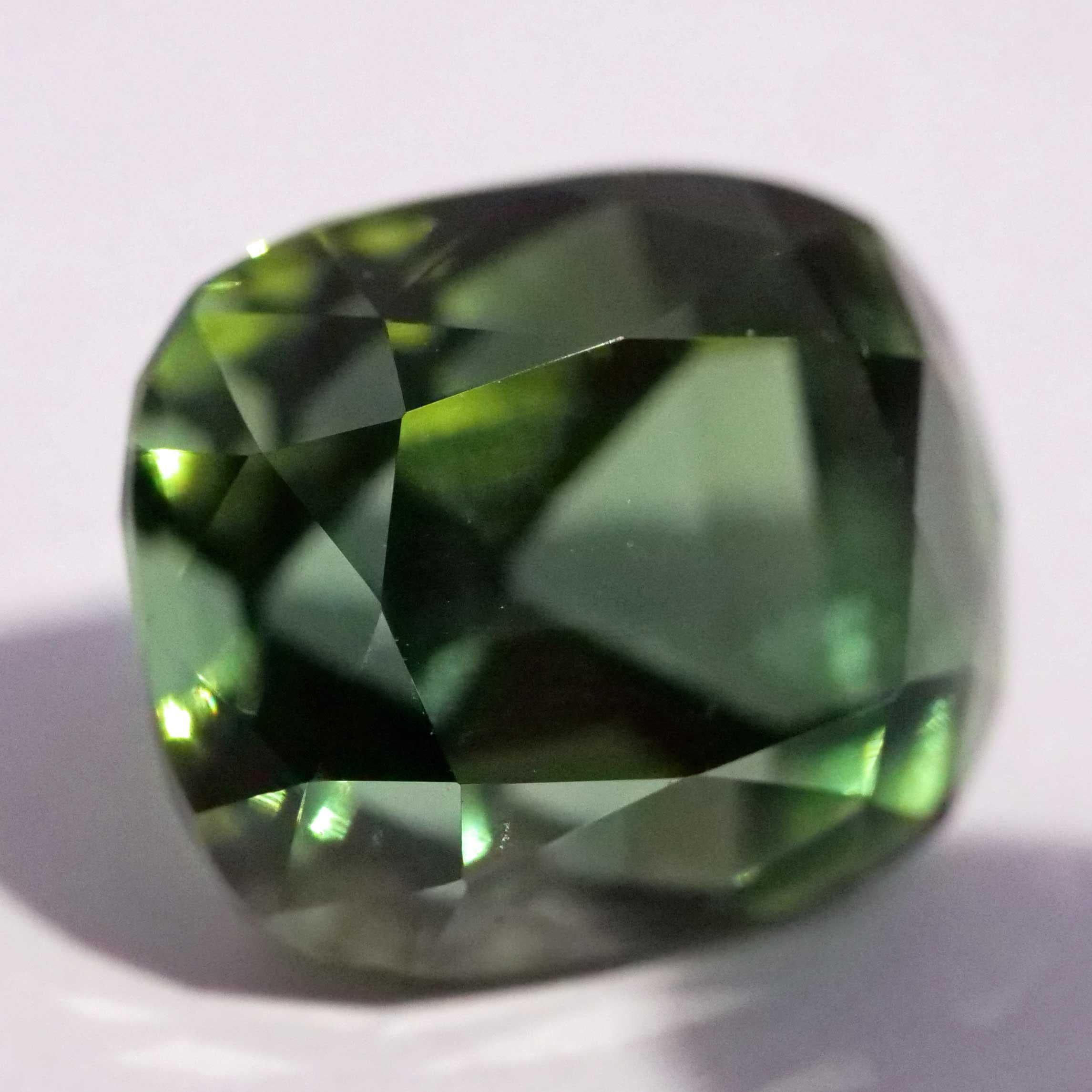 GLA Certificate Tourmaline  Afghanistan green-mint 8.45 ct Investment Gemstone For Sale 2