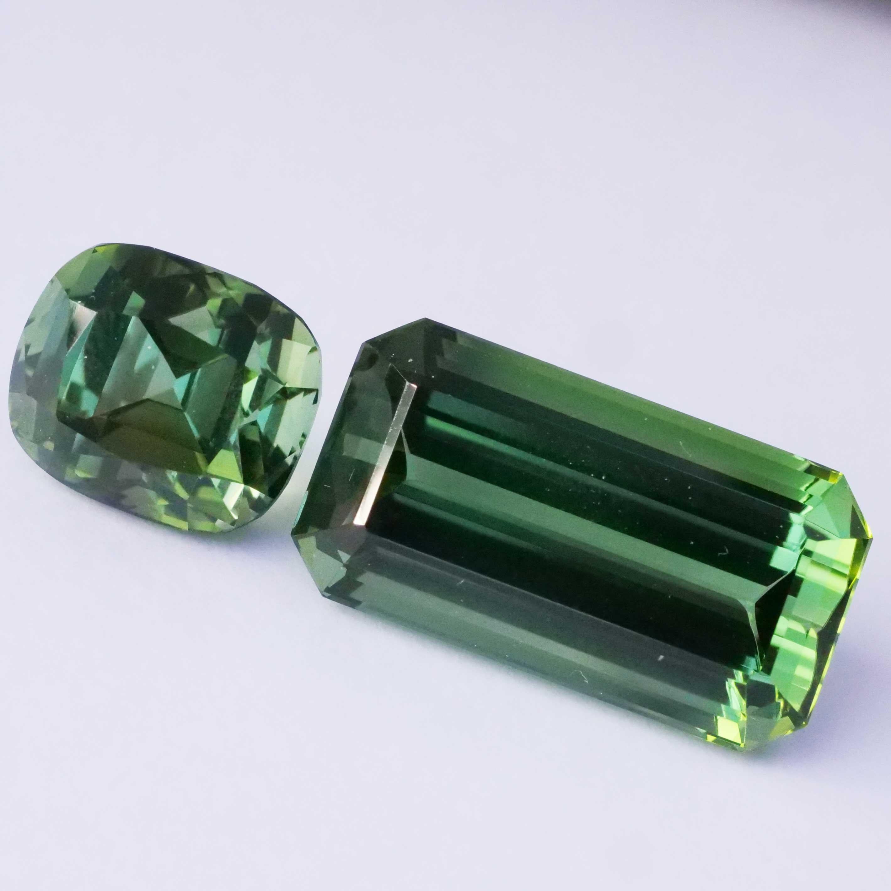 GLA Certificate Tourmaline  Afghanistan green-mint 8.45 ct Investment Gemstone For Sale 5