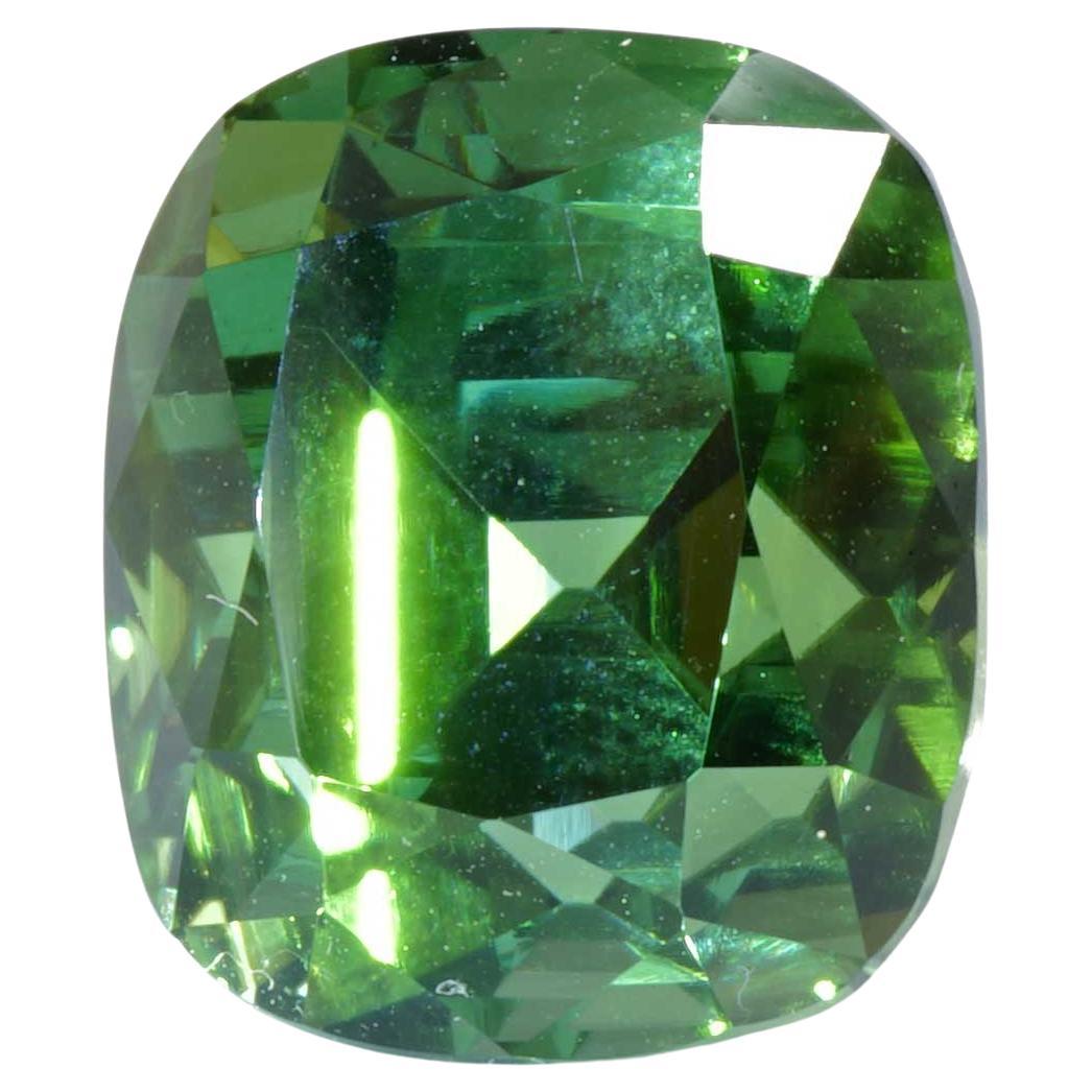 GLA-Zertifikat Turmalin  Afghanistan grün-mint 8,45 ct Investment Edelstein