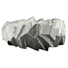 Glacial Facet Ring in Sterling Silver 925 by Leonie Simpson