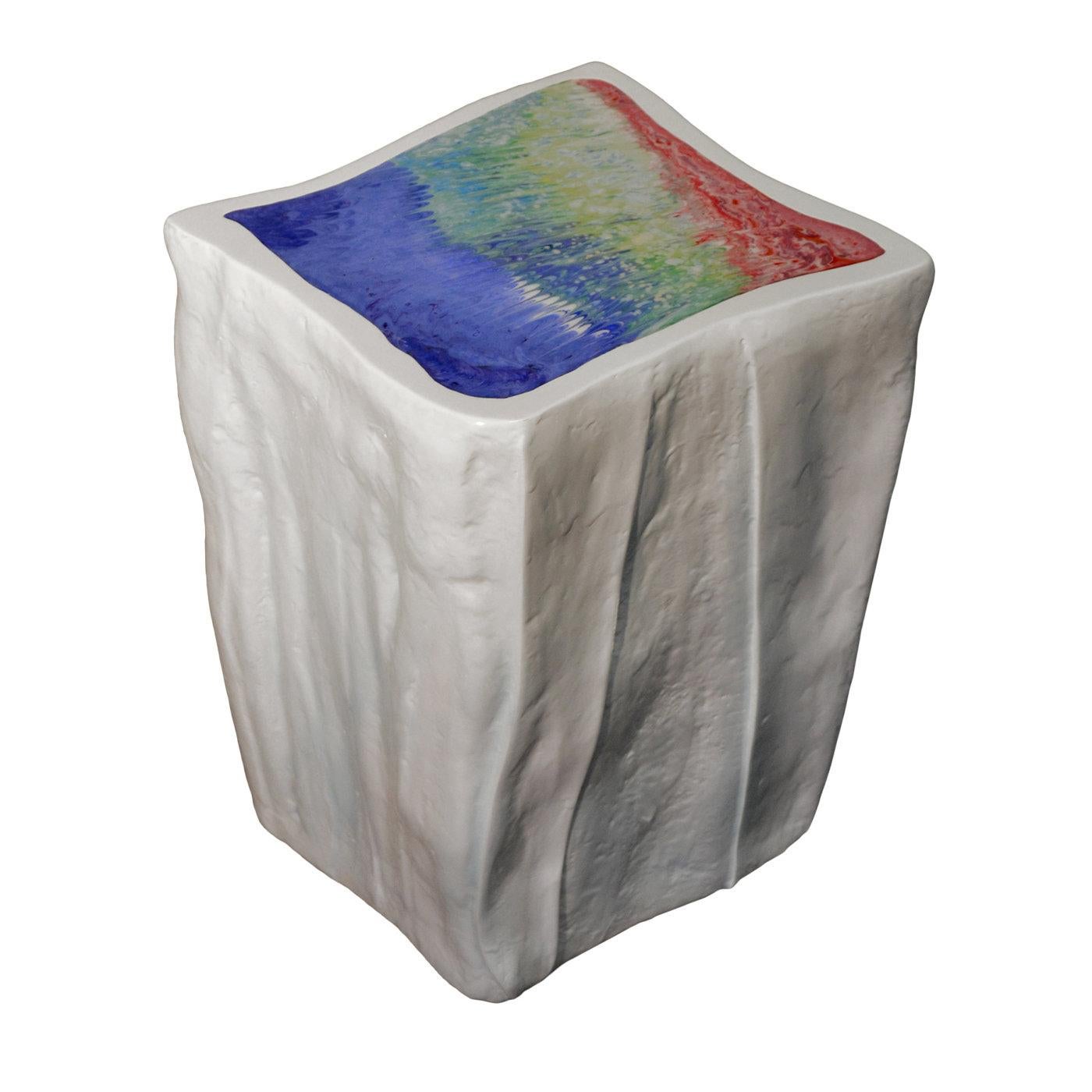Table d'appoint en sculpture glacée en édition limitée Neuf - En vente à Milan, IT