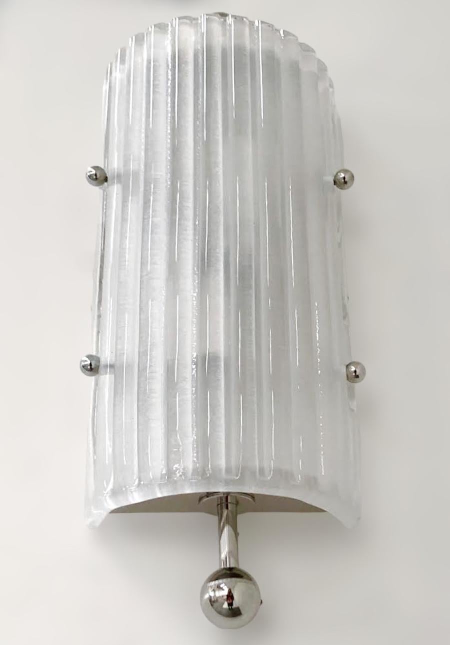 Contemporary Glaciale Corto Sconce / Flush Mount by Fabio Ltd For Sale