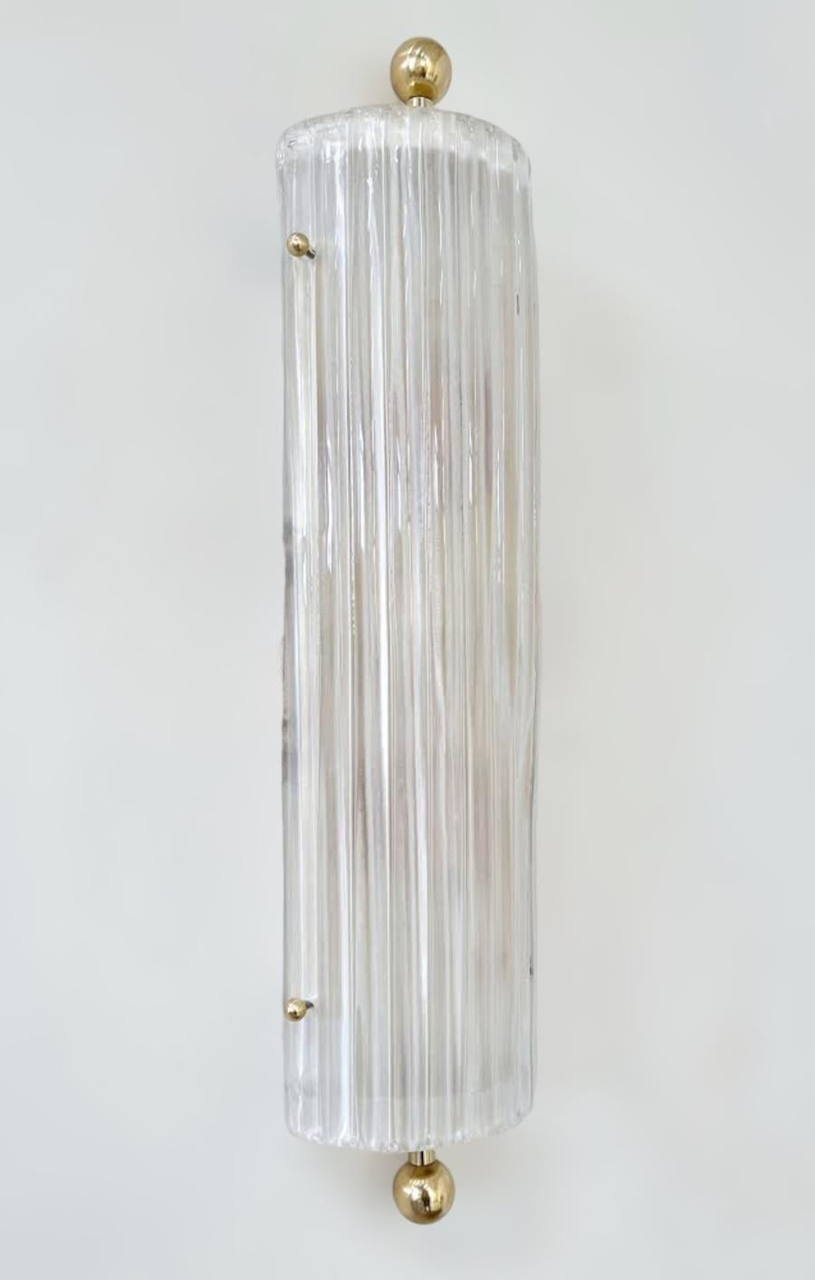 Modern Glaciale Sconce / Flush Mount by Fabio Ltd For Sale