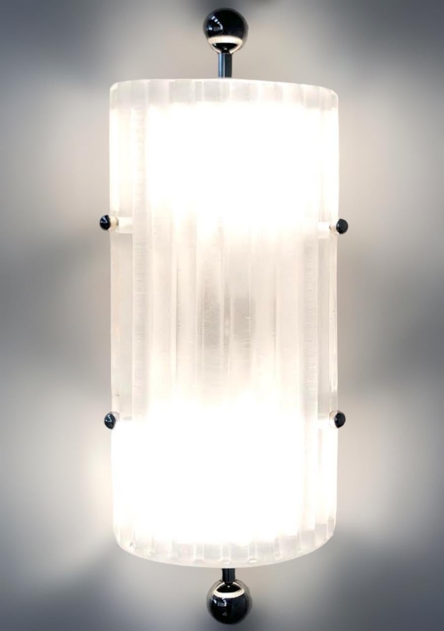 Glaciale Sconce / Flush Mount by Fabio Ltd In New Condition For Sale In Los Angeles, CA