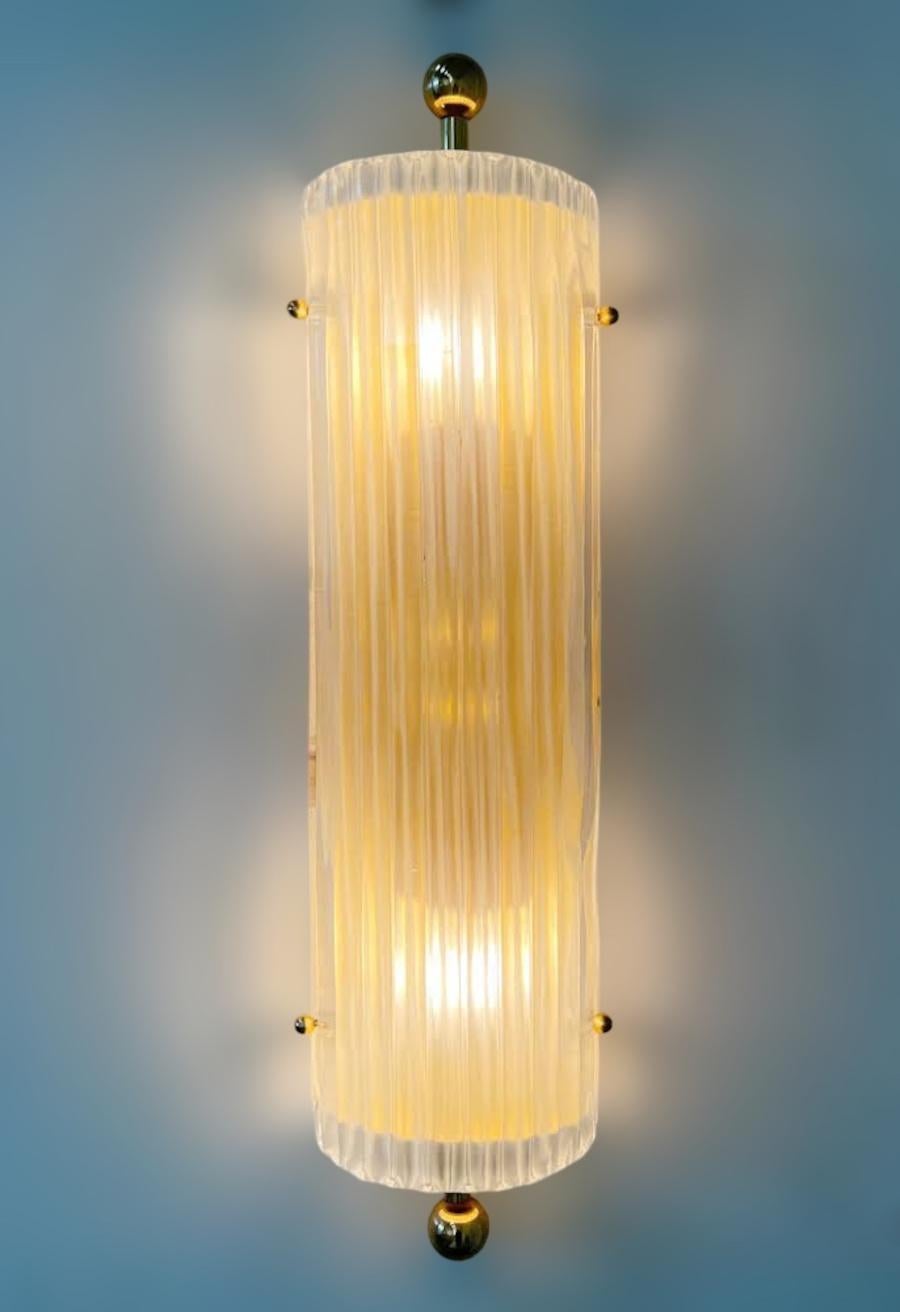 Glaciale Sconce / Flush Mount by Fabio Ltd In New Condition For Sale In Los Angeles, CA