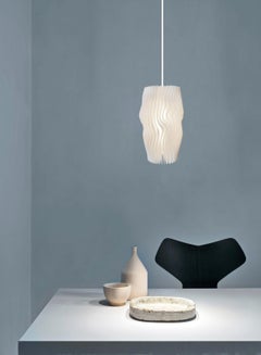Glacier #1 Pendant Light Contemporary Luxury Modern Organic Designer Lamp White