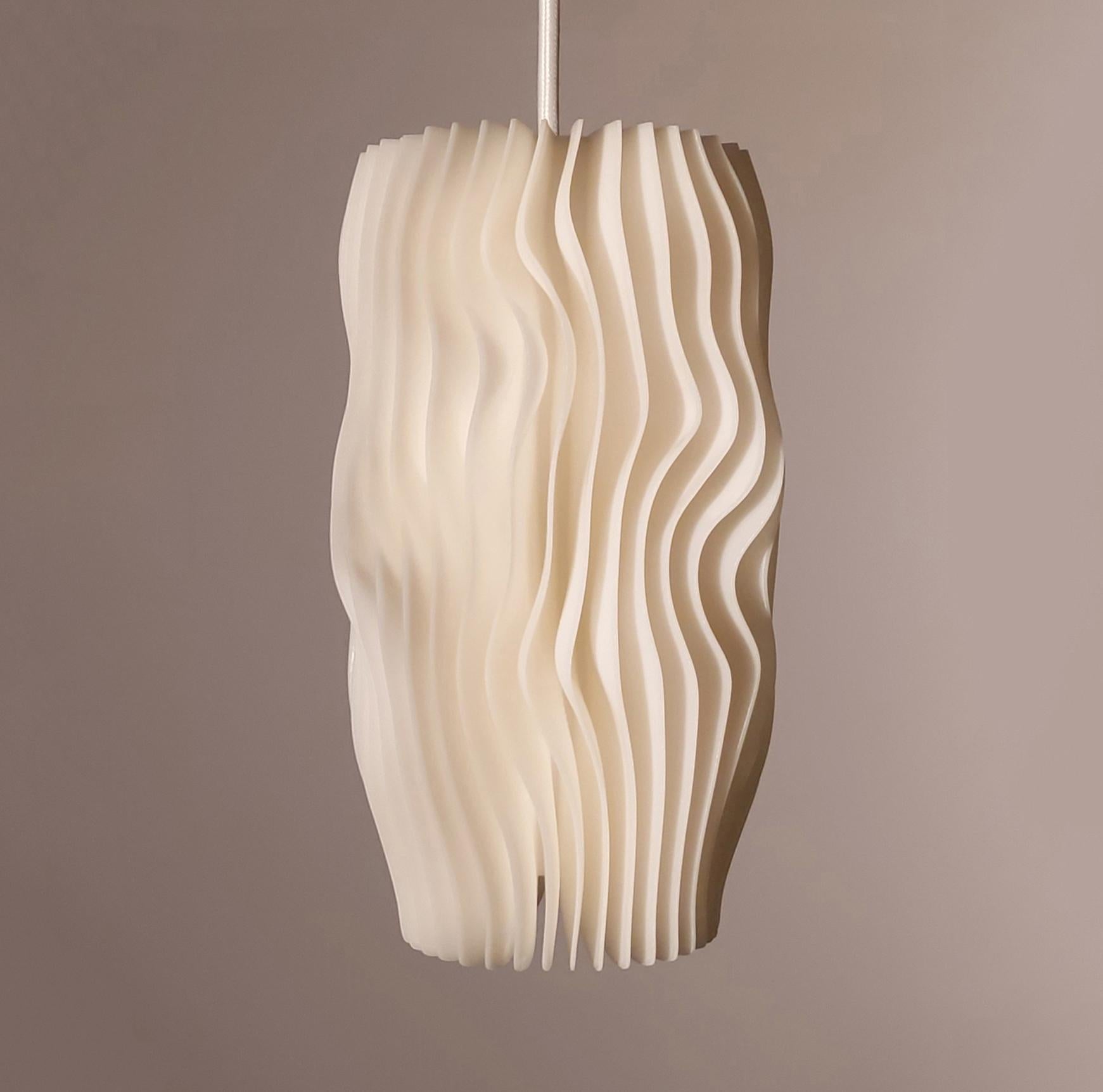 Dutch Glacier #1 Pendant Light White, Limited Edition 1/330 Swiss Design For Sale