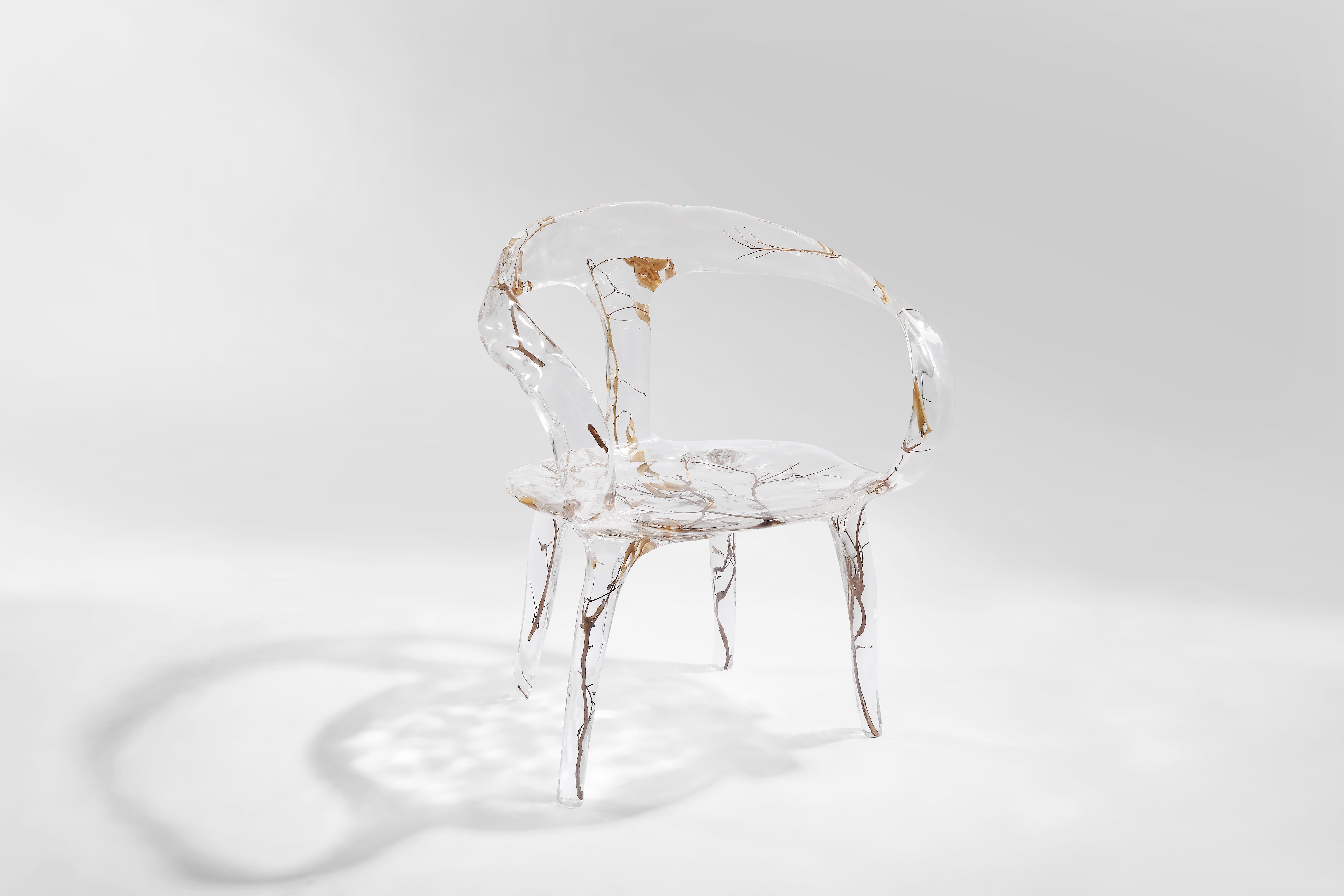 Glacier Crystal Chloe Chair by Gordon Gu In New Condition For Sale In hong kong, HK