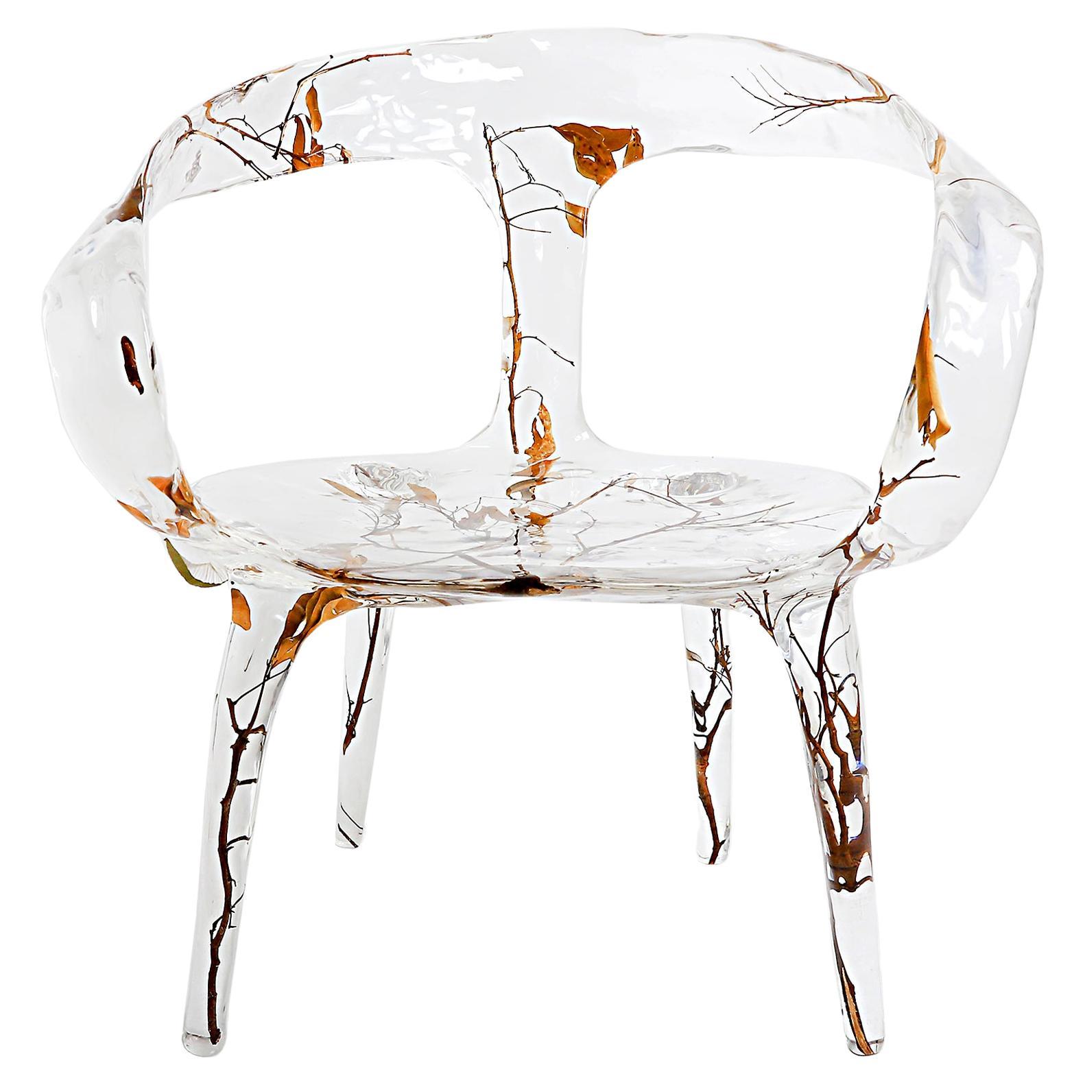 Glacier Crystal Chloe Chair by Gordon Gu For Sale