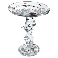 Tabouret carré en cristal glacier de Gordon Gu