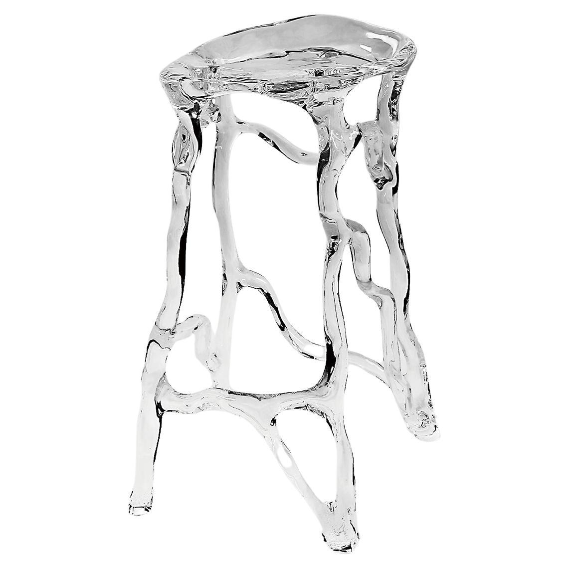 Glacier Crystal Twining Barstool in BODEGA Collection by Gordon Gu