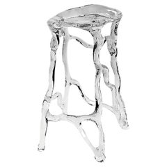 Tabouret de bar jumeau en cristal glacier de la collection BODEGA de Gordon Gu