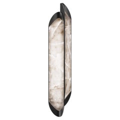 Glacier Wall Lamp Alabaster Metal Handmade in Portugal by Porus Studio