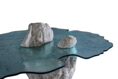 GLACIES, table basse design sculpturale, fabriquée en Italie