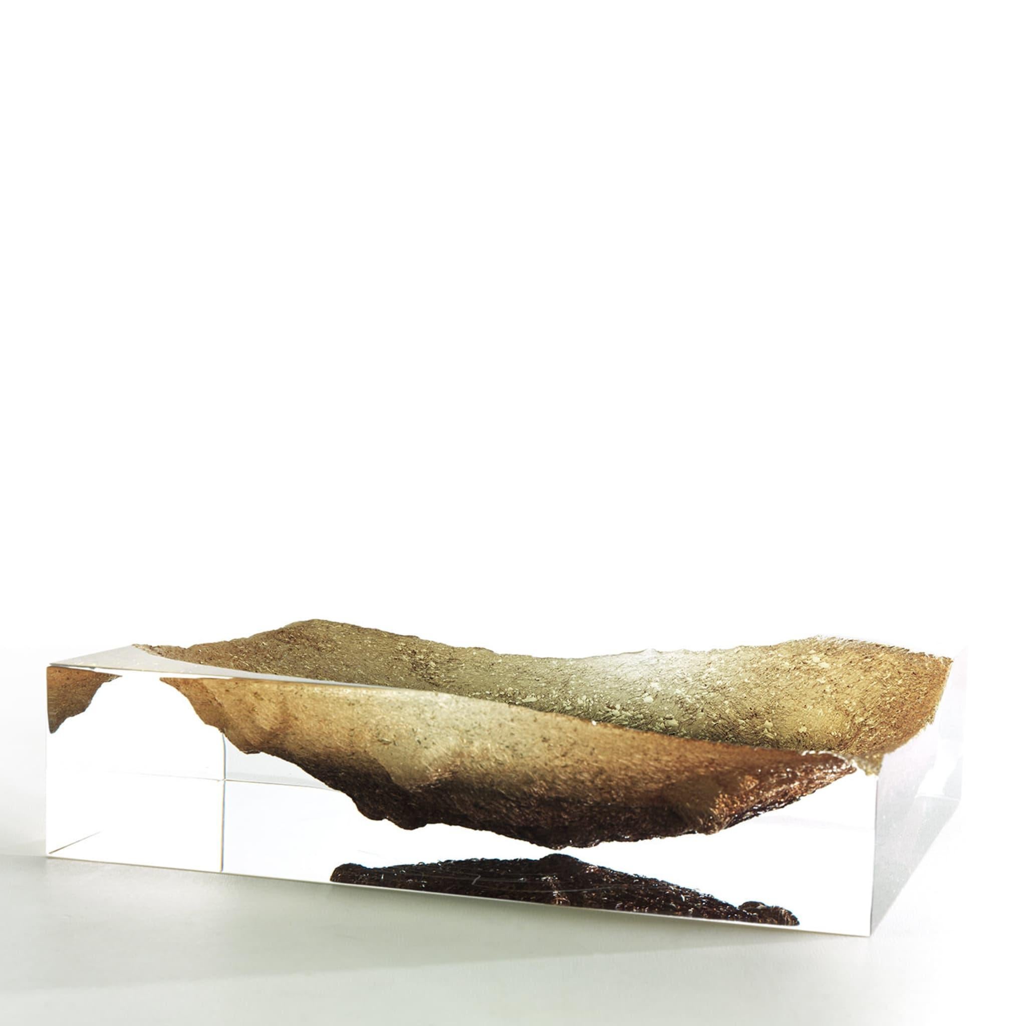 Contemporary Glacoja Ochre Centerpiece by Analogia Project For Sale