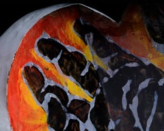 Glad Hand in Stoneware by Malcolm Mobutu Smith