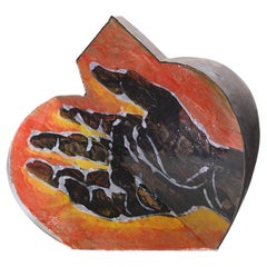 Glad Hand in Stoneware by Malcolm Mobutu Smith