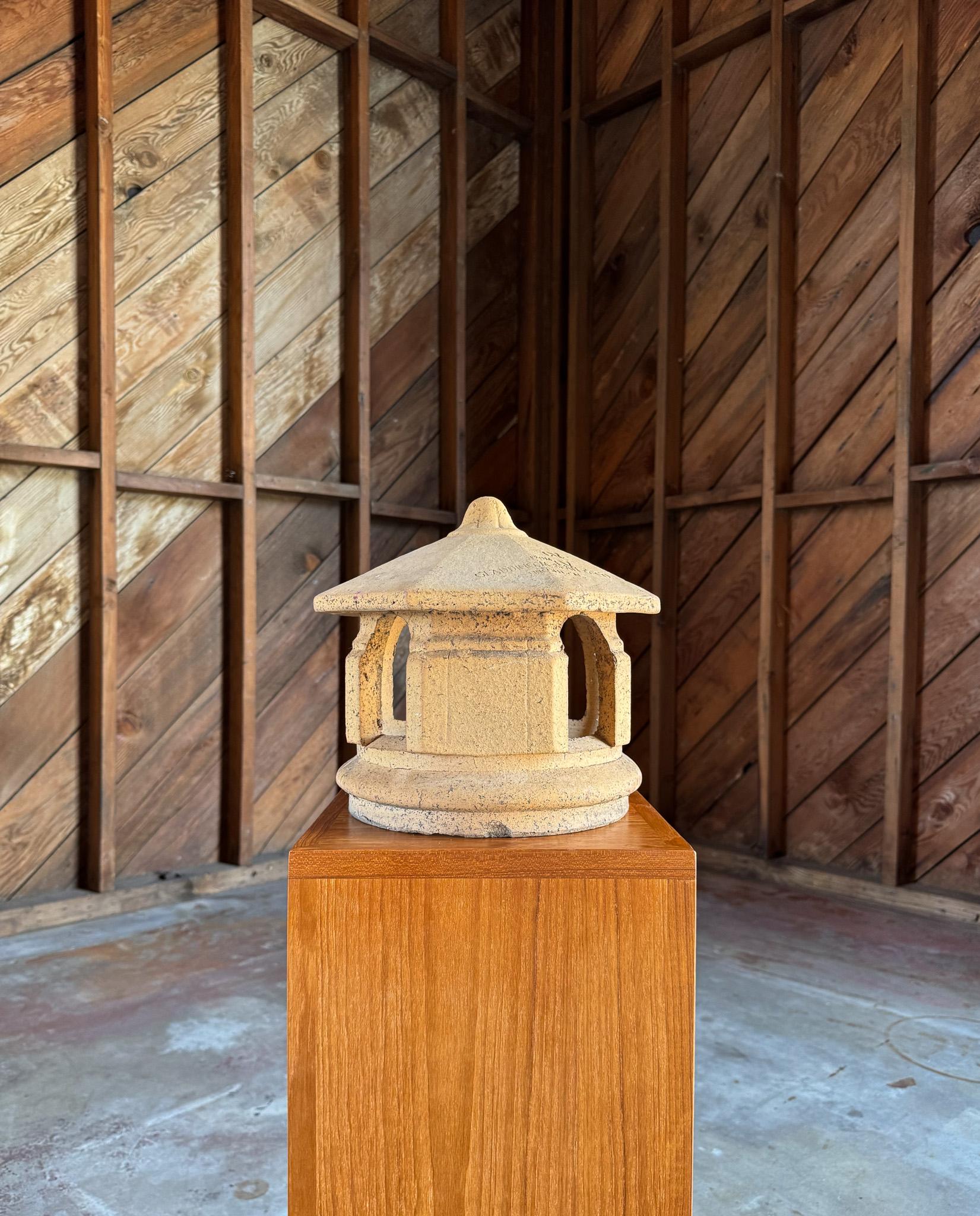 GLADDING McBEAN & CO. Terracotta Chimney Cap,  Lincoln, California, c.1925 For Sale 4
