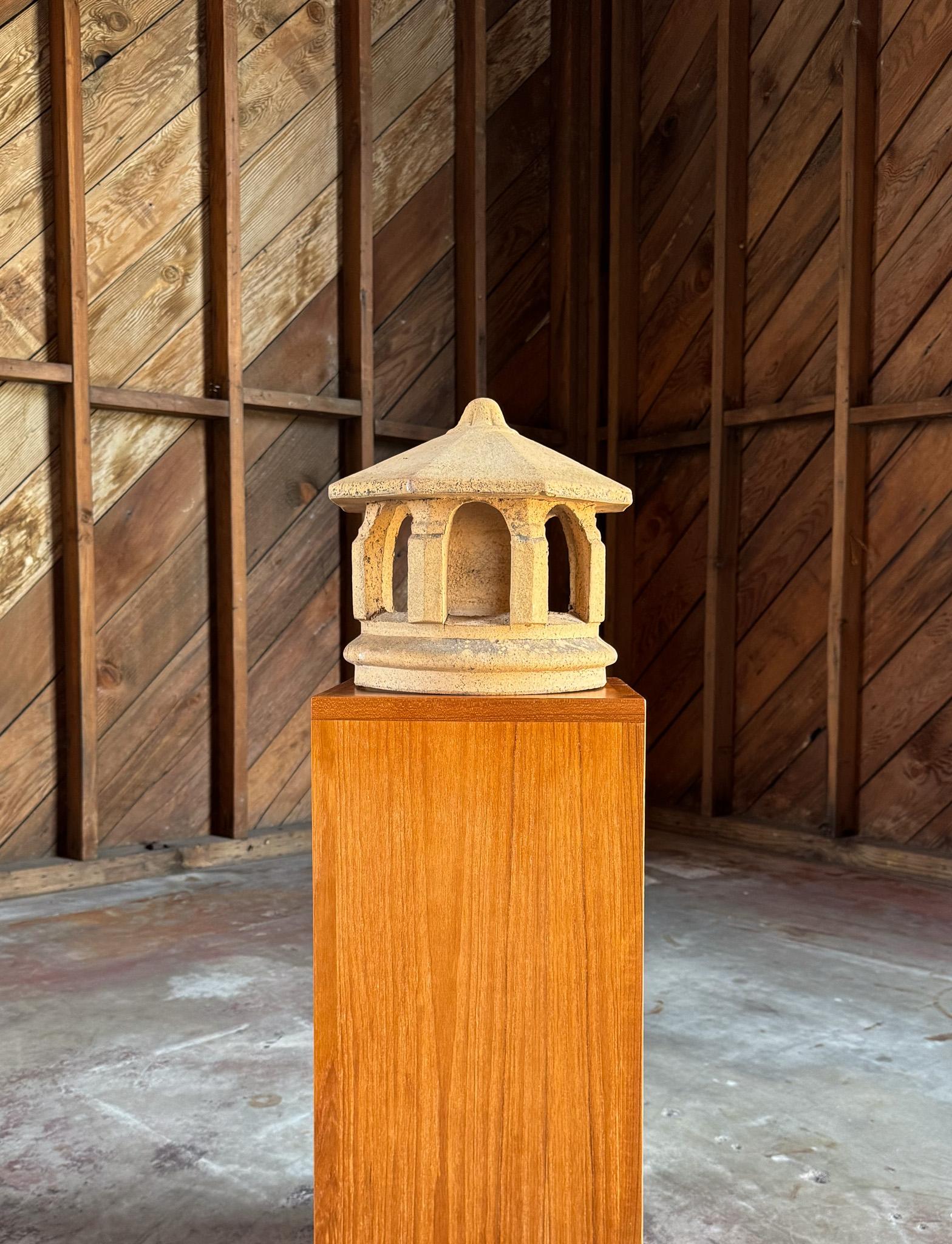 GLADDING McBEAN & CO. Terracotta Chimney Cap,  Lincoln, California, c.1925 For Sale 5